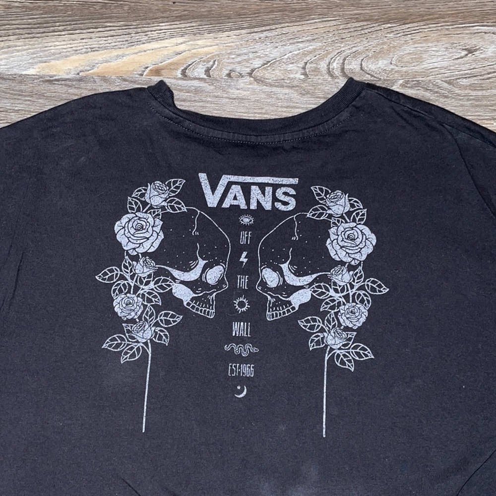 Boxy vans cropped tee